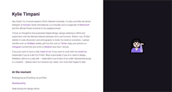 Desktop Screenshot of kylietimpani.com