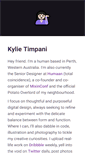 Mobile Screenshot of kylietimpani.com